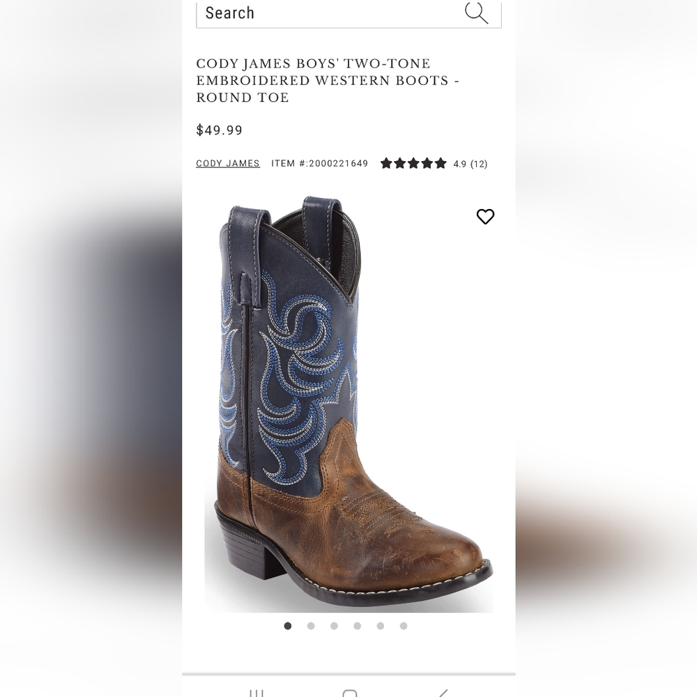 Cody James Boys Cowboy Boots